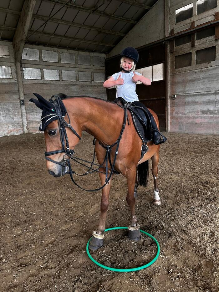 Als slot de hoepels leren kennen